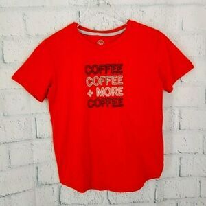 Authentic American Heritage Graphic Coffee Tee.